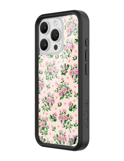 Wildflower iPhone case 16 Pro Pinky Promise Roses Pink Cute