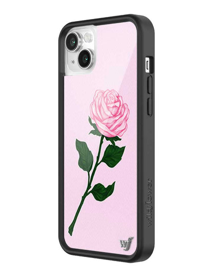 Wildflower iPhone case 14 Plus Pink Rose Flowers Cute