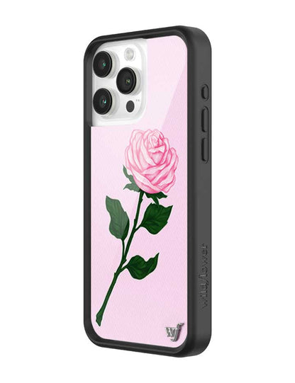 Wildflower iPhone case 15 Pro Max Pink Rose Flowers Cute