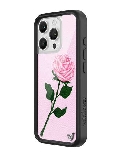 Wildflower iPhone case 16 Pro Pink Rose Flowers Cute