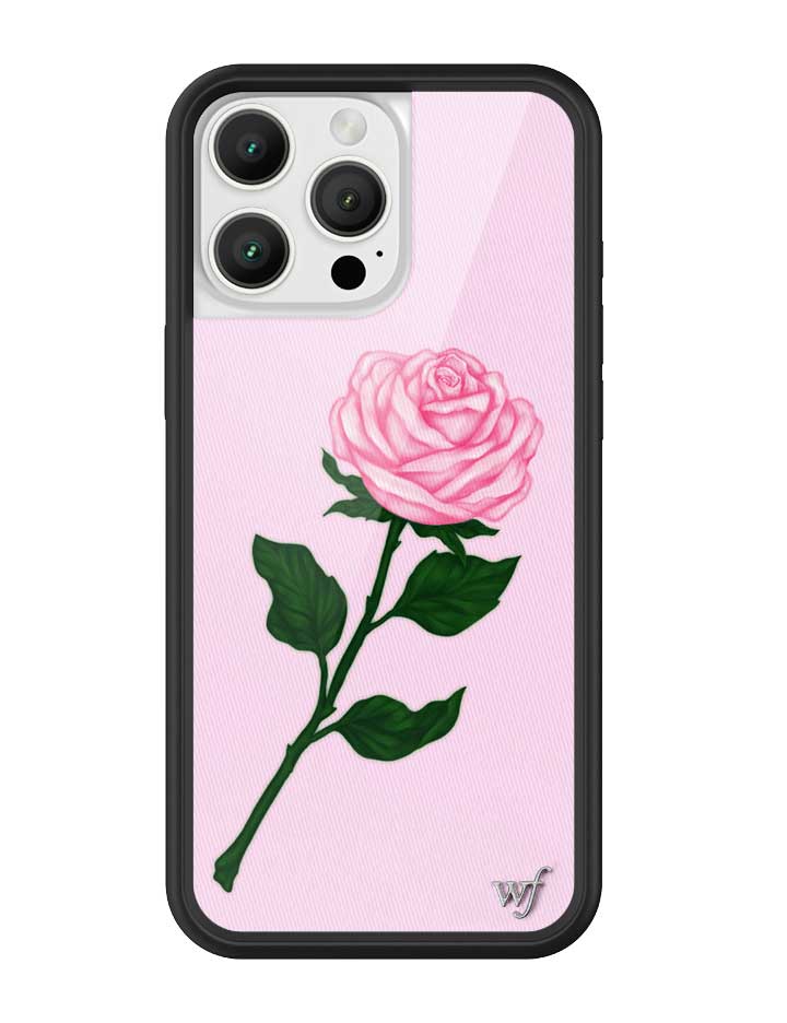 Wildflower iPhone case 16 Pro Max Pink Rose Flowers Cute