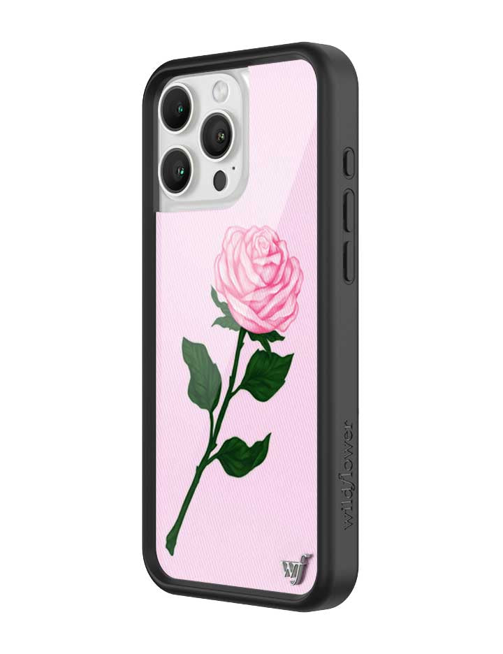 Wildflower iPhone case 16 Pro Max Pink Rose Flowers Cute