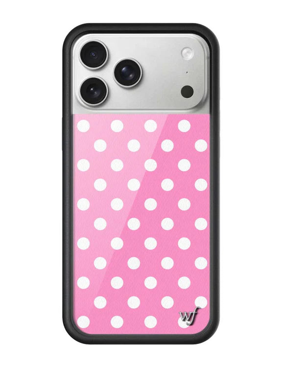 Pink Polka Dots iPhone Case