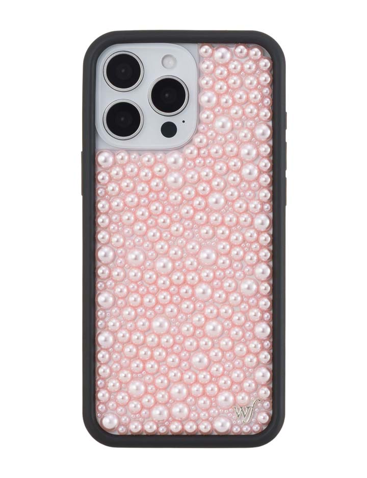 珍珠粉色 iPhone 手機殼