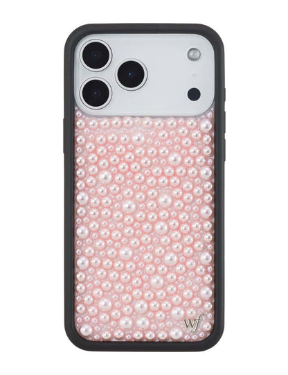 珍珠粉色 iPhone 手機殼