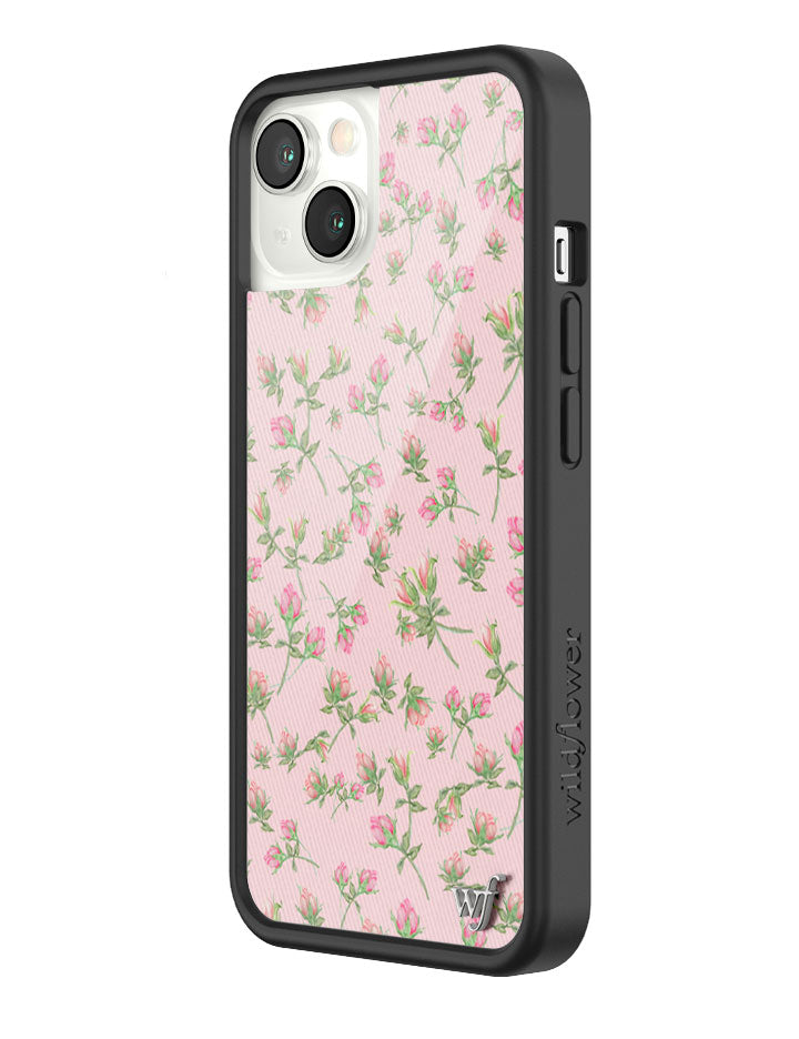 wildflower baby pink posie rosie iphone 13 case