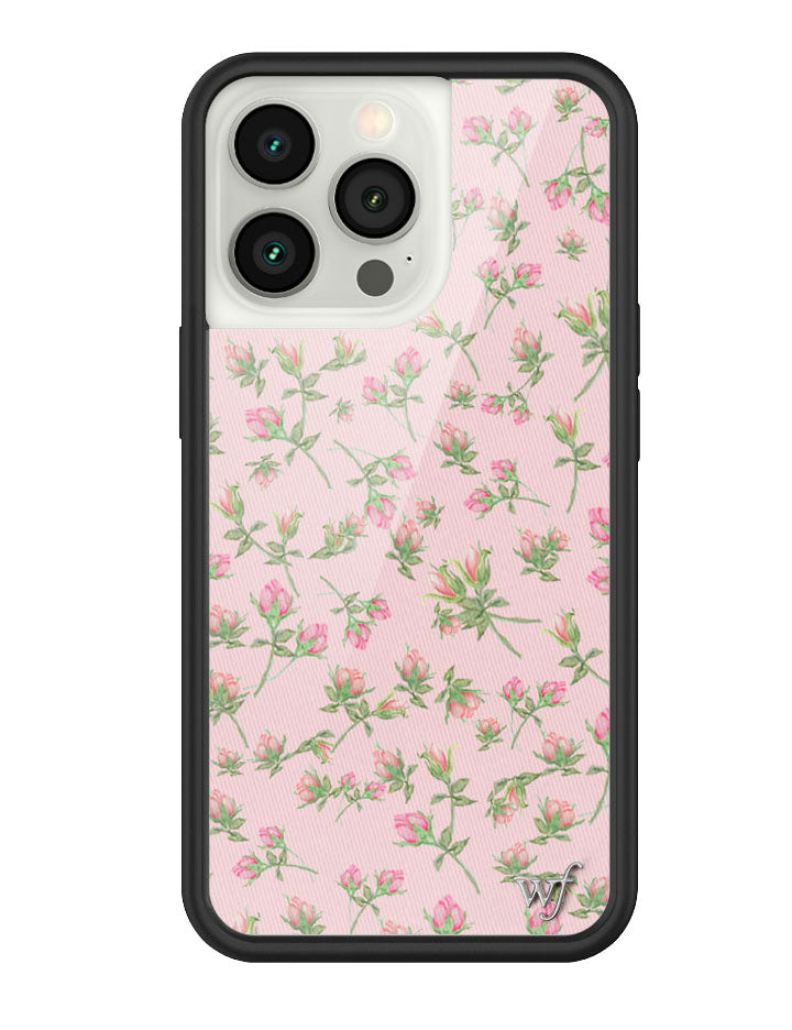 wildflower baby pink posie rosie iphone 13 pro case