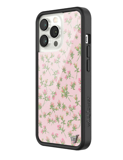 wildflower baby pink posie rosie iphone 13 pro case