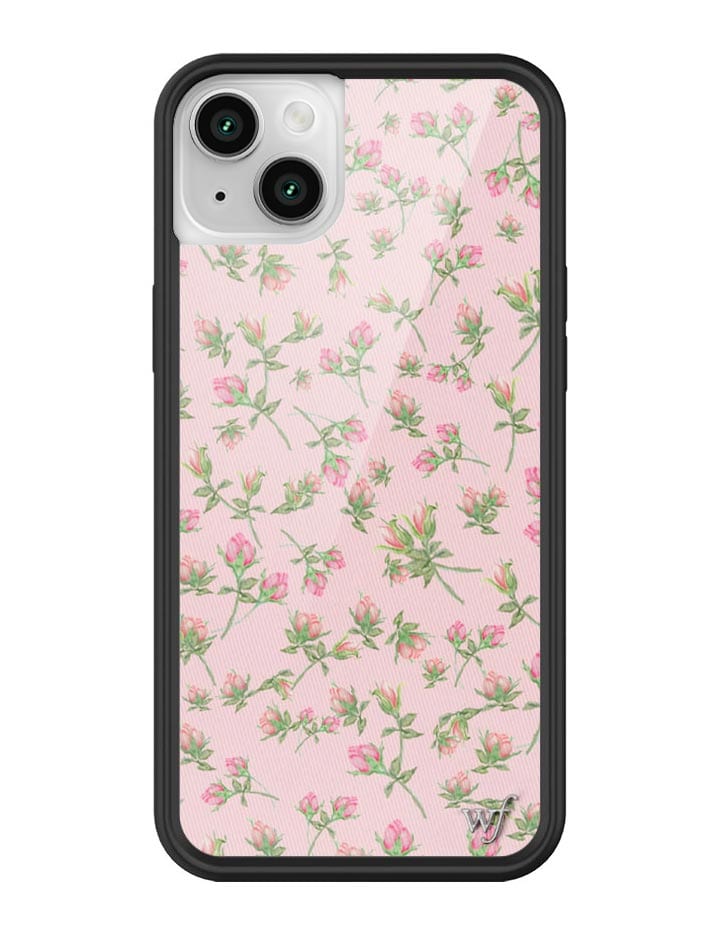 wildflower baby pink posie rosie iphone 14 case