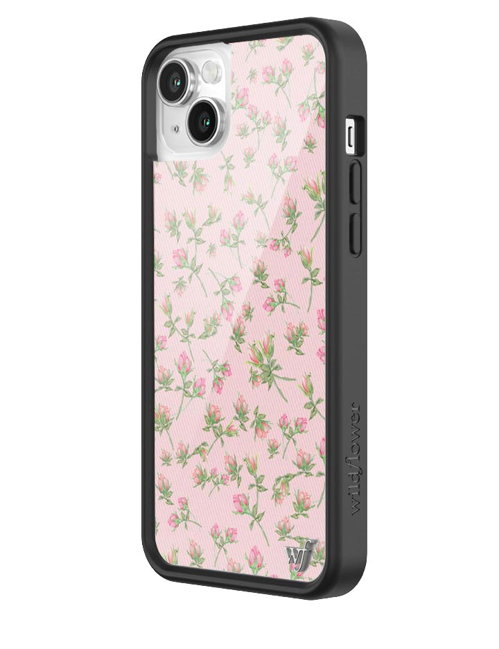 wildflower baby pink posie rosie iphone 14 plus case