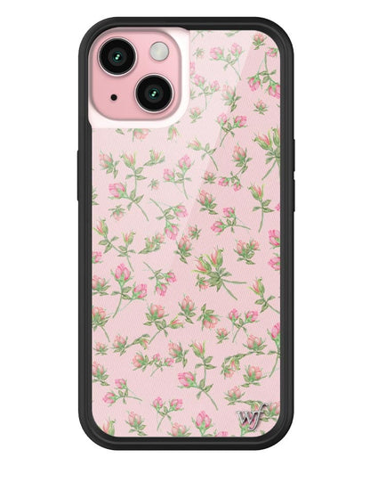 wildflower baby pink posie rosie iphone 15 case