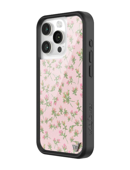 wildflower baby pink posie rosie iphone 15 Pro case