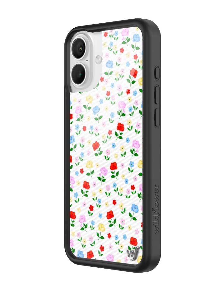 Wildflower iPhone case 16 Plus Prairie Floral Flowers Red Cute