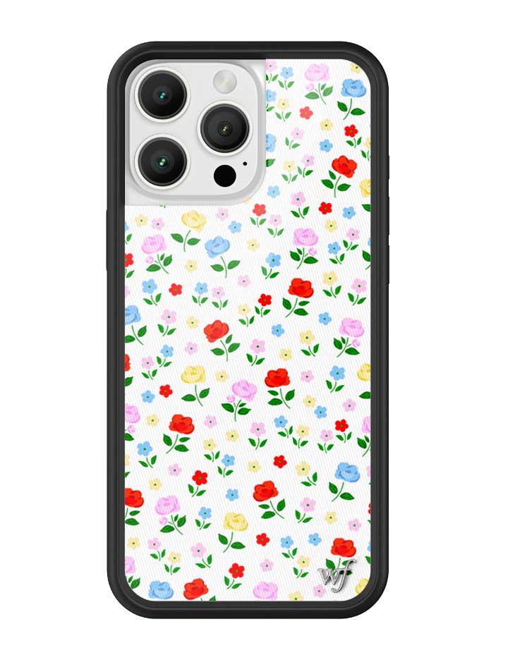 Wildflower iPhone case 16 Pro Max Prairie Floral Flowers Red Cute