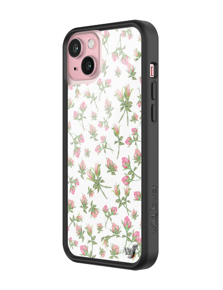 Wildflower Pink Posie Rosie iPhone 15 Plus Case