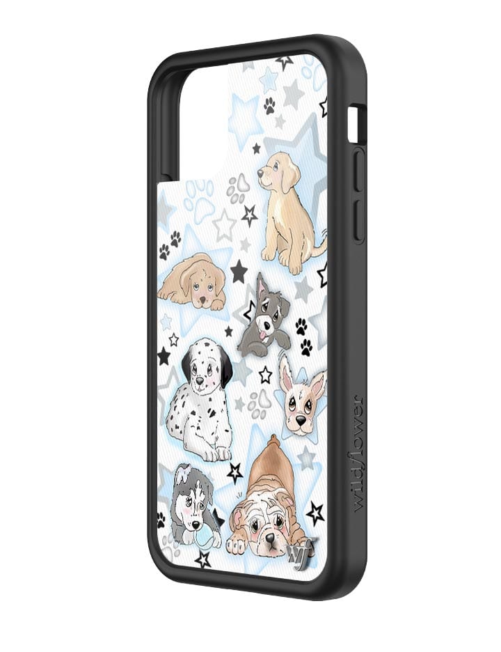 Wildflower Puppy Party iPhone 11 Case