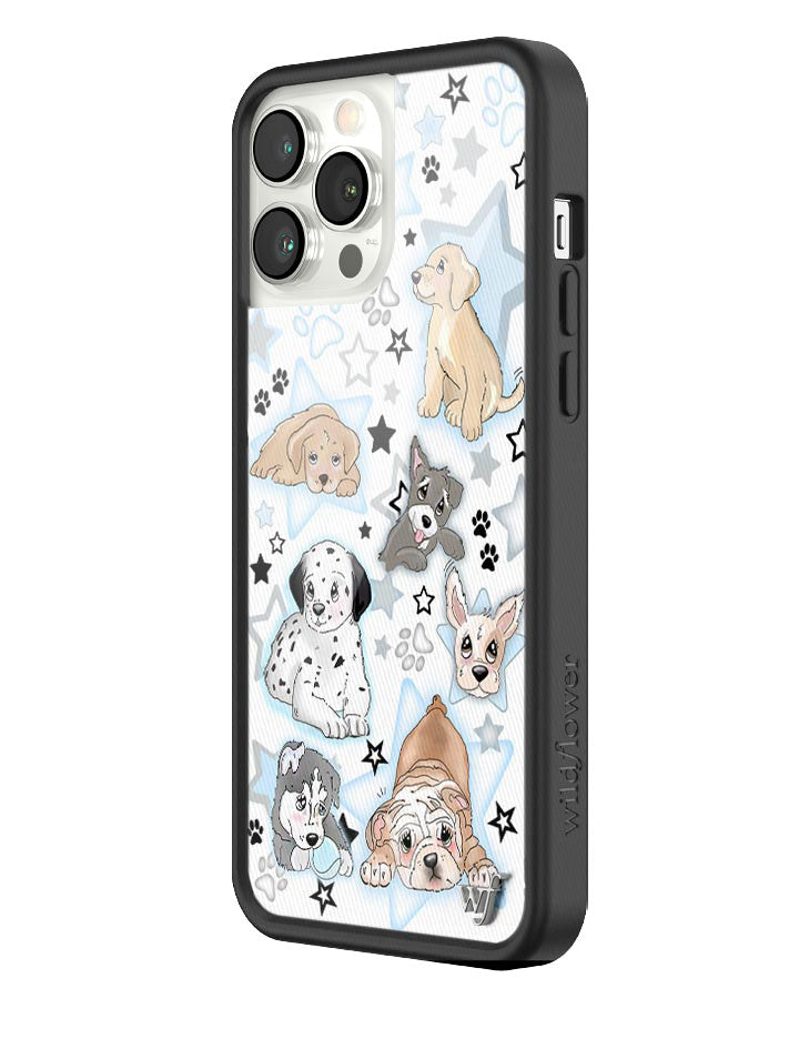 Wildflower Puppy Party iPhone 13 Pro Max Case