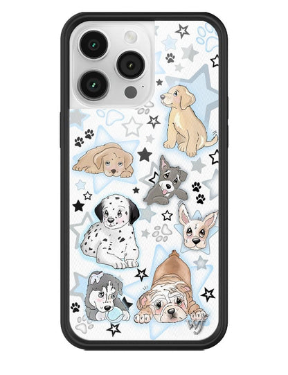 Wildflower Puppy Party iPhone 14 Pro Max Case