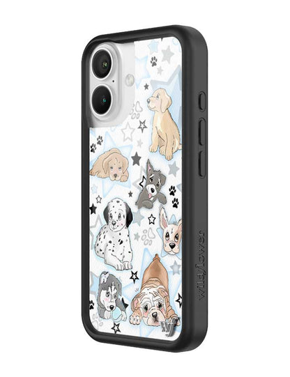 Wildflower Puppy Party iPhone 16 Case