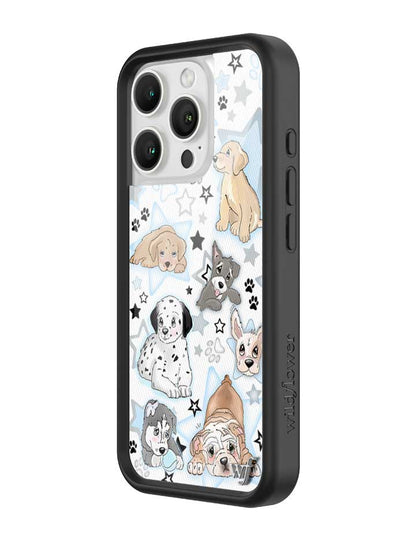 Wildflower Puppy Party iPhone 16 Pro Case