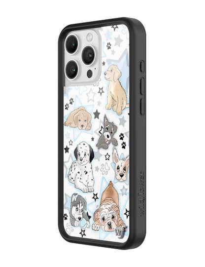 Wildflower Puppy Party iPhone 16 Pro Max Case