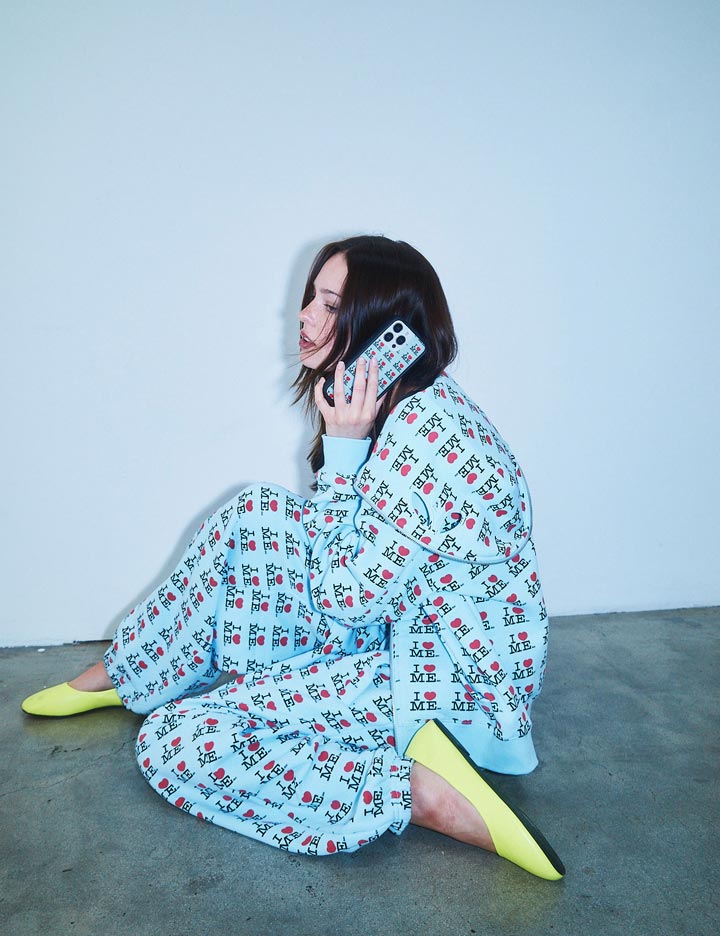 Lifestyle Image 06 I Heart Me iPhone Case | Blue