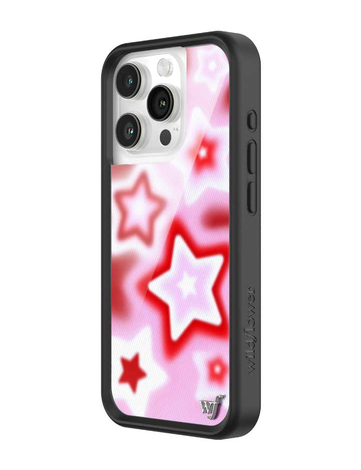 Wildflower iPhone case 15 Pro Red Dream Star Stars Red Cute