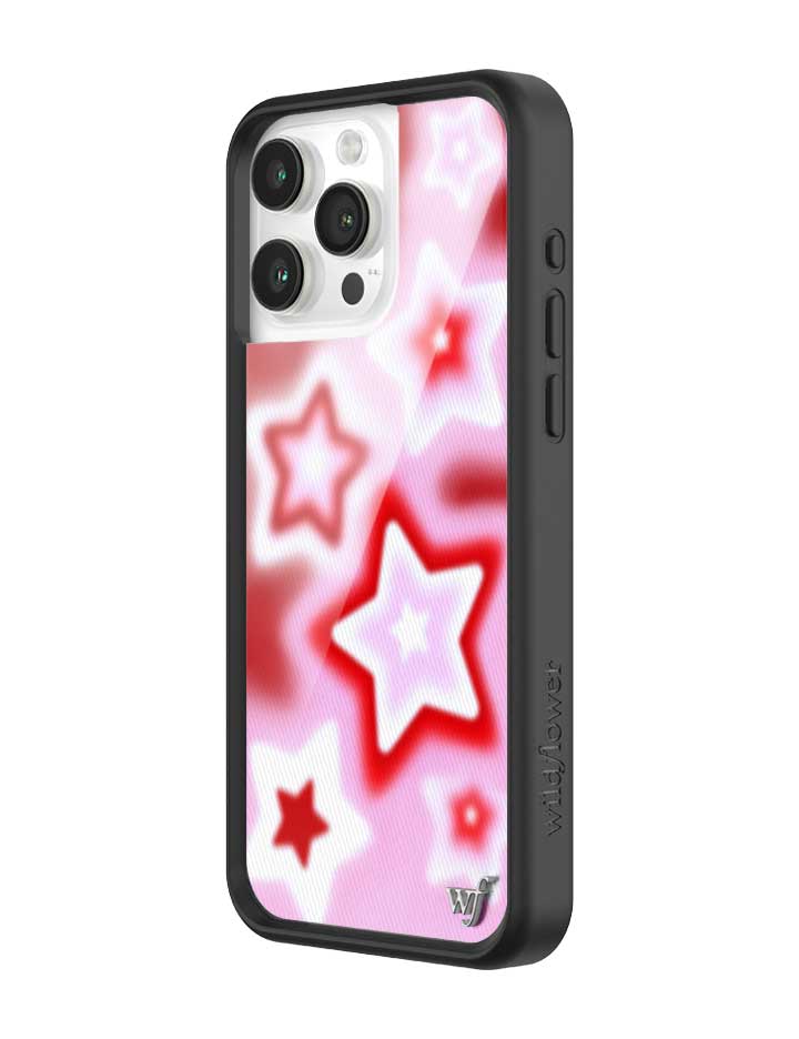 Wildflower iPhone case 15 Pro Max Red Dream Star Stars Red Cute