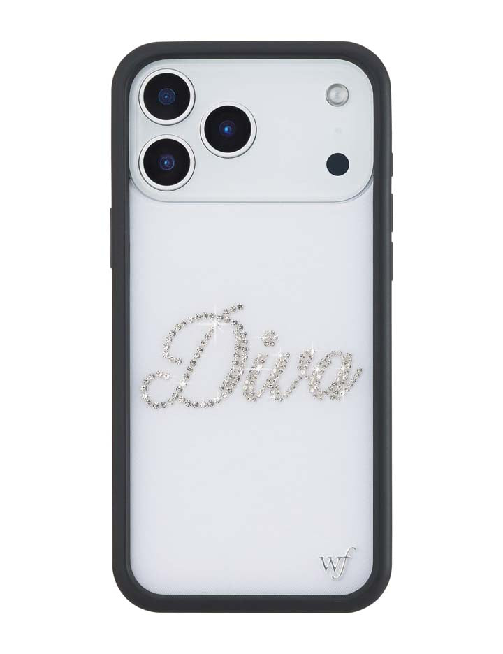 Wildflower iPhone case 17 Pro Max Frankies Bikinis Rhinestone Diva Collab Rhinestones Cute