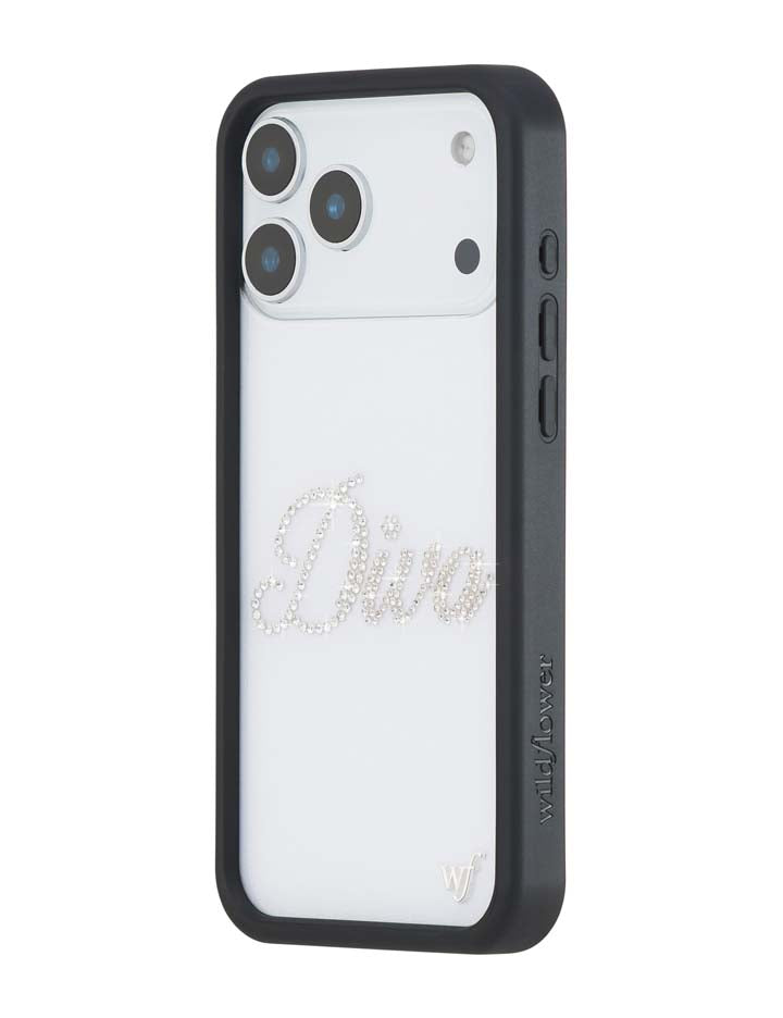 Wildflower iPhone case 17 Pro Max Frankies Bikinis Rhinestone Diva Collab Rhinestones Cute