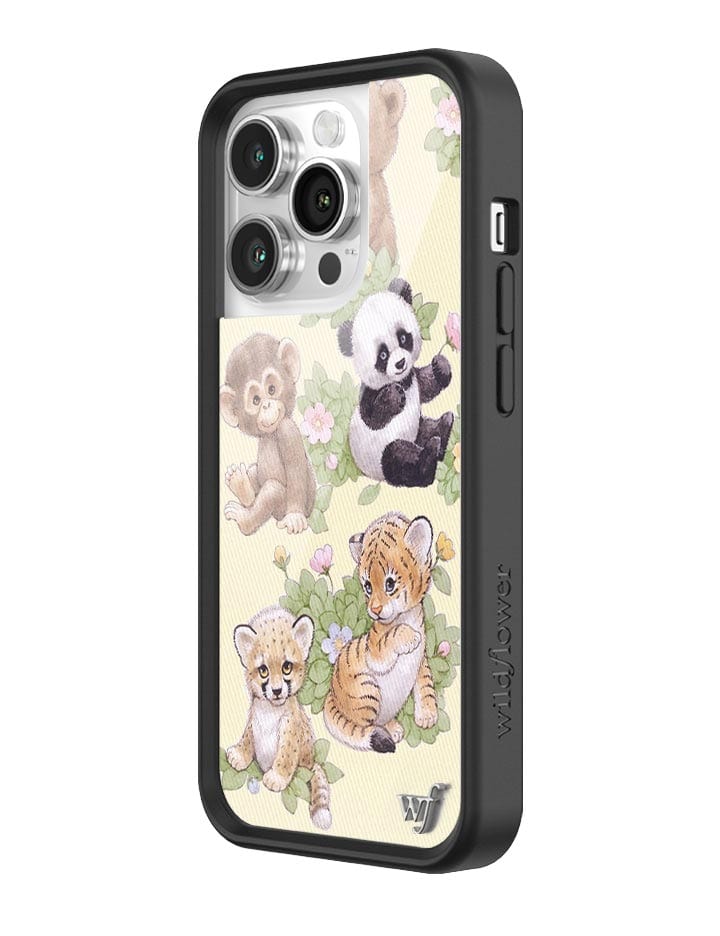 Wildflower Safari Babies iPhone 14 Pro Case