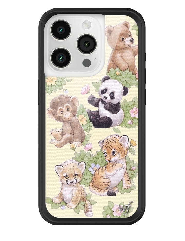 Wildflower Safari Babies iPhone 15 Pro Case