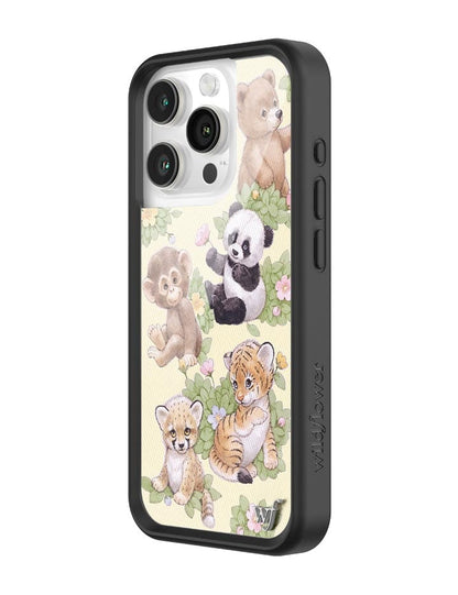 Wildflower Safari Babies iPhone 15 Pro Case