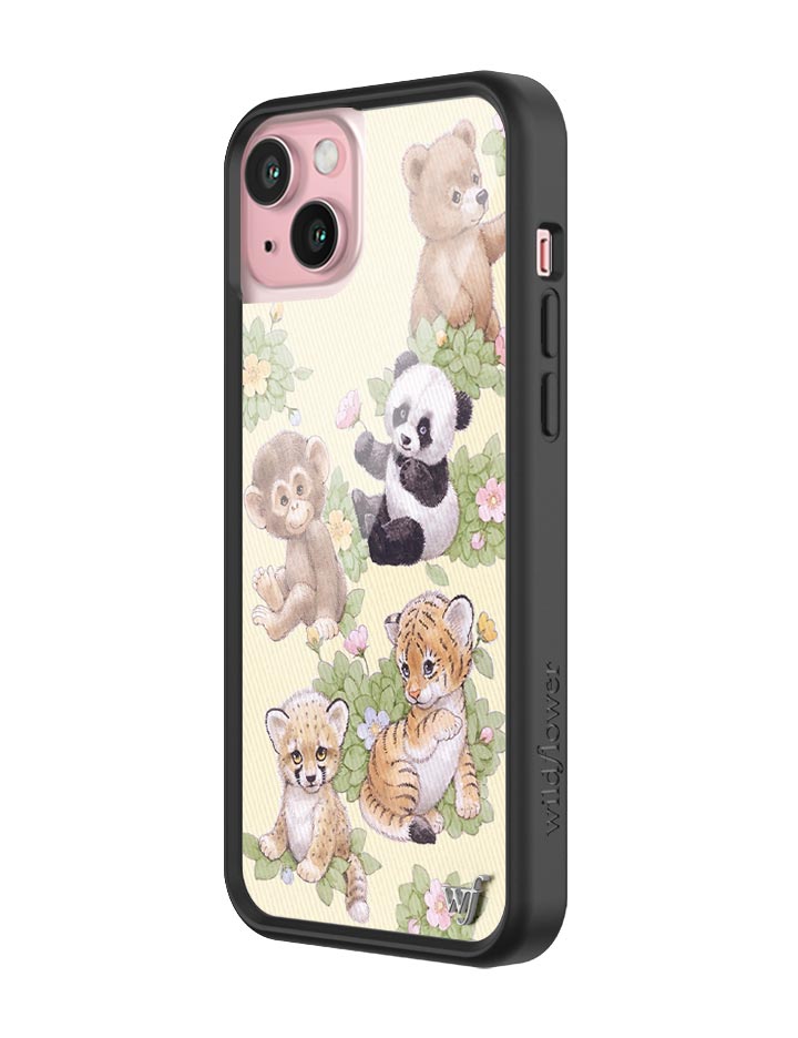 Wildflower Safari Babies iPhone 15 Plus Case