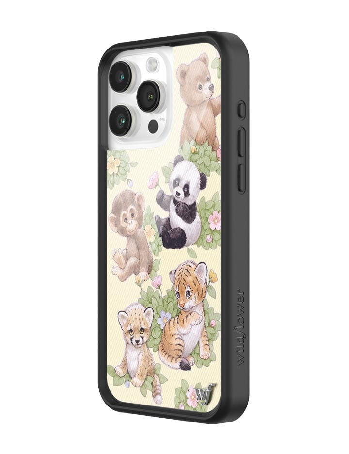 Wildflower Safari Babies iPhone 15 Pro Max Case