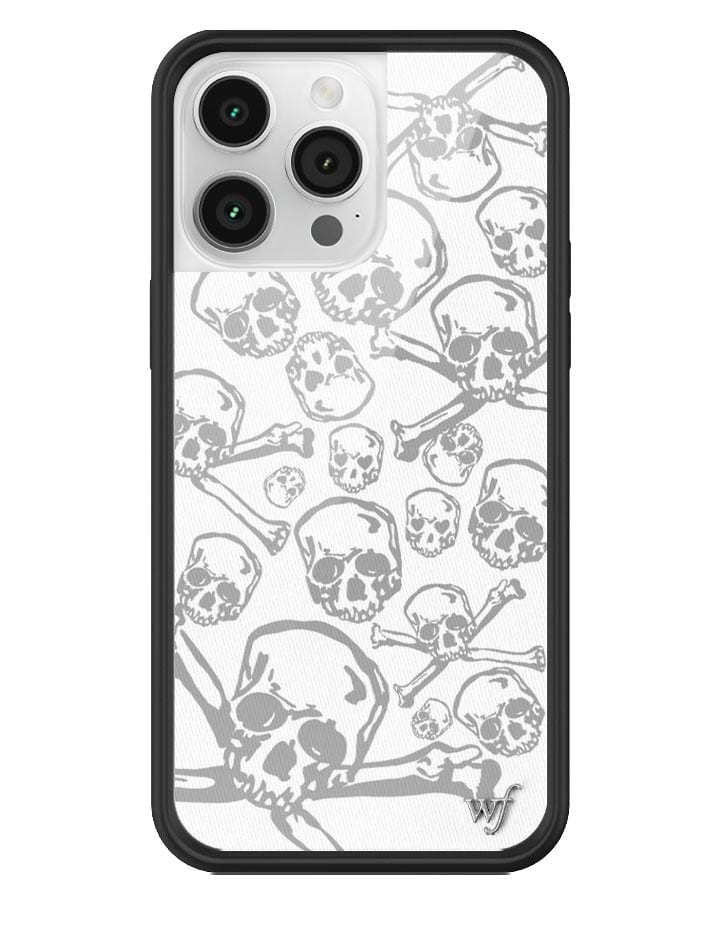 Wildflower Skull Girl iPhone 14 Pro Max Case