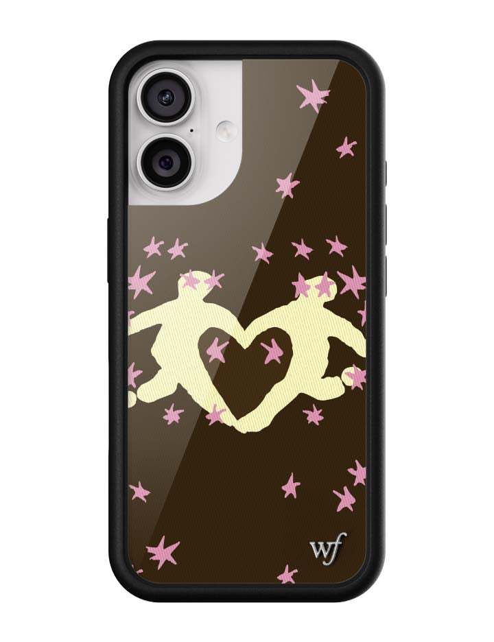Wildflower iPhone case 17 Slushy Noobz Soulmates Brown Heart Cute