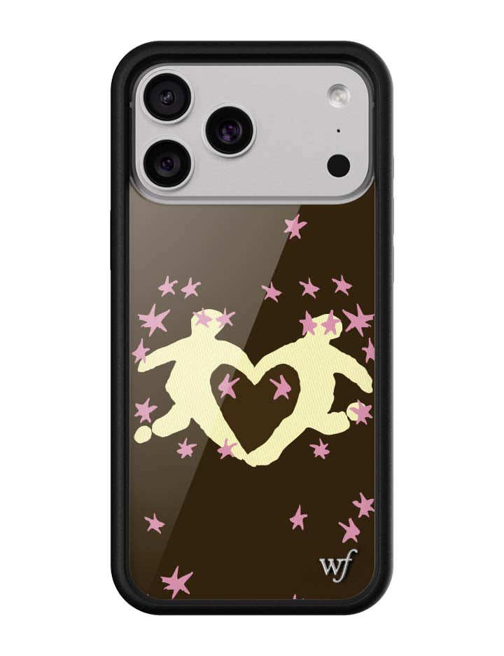 Wildflower iPhone case 17 Pro Max Slushy Noobz Soulmates Brown Heart Cute