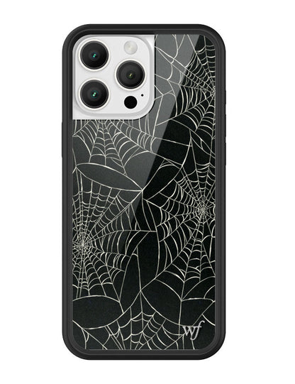Wildflower iPhone case 16 Pro Max Itsy Bitsy Spider Black Cute