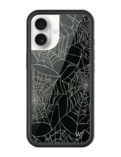 Wildflower iPhone case 17 Itsy Bitsy Spider Black Cute