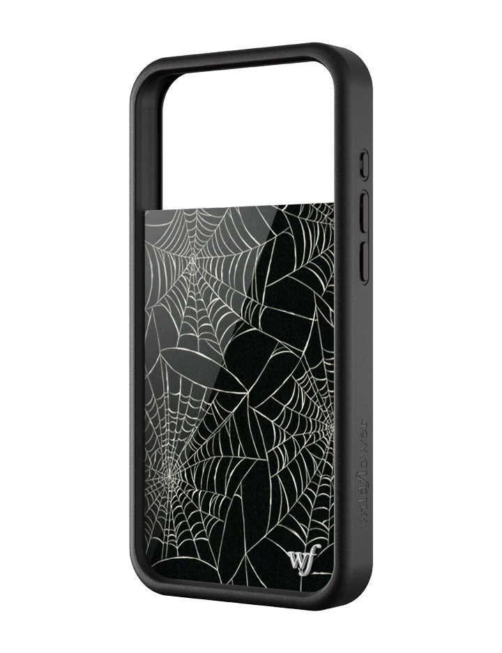 Wildflower iPhone case 17 Pro Max Itsy Bitsy Spider Black Cute