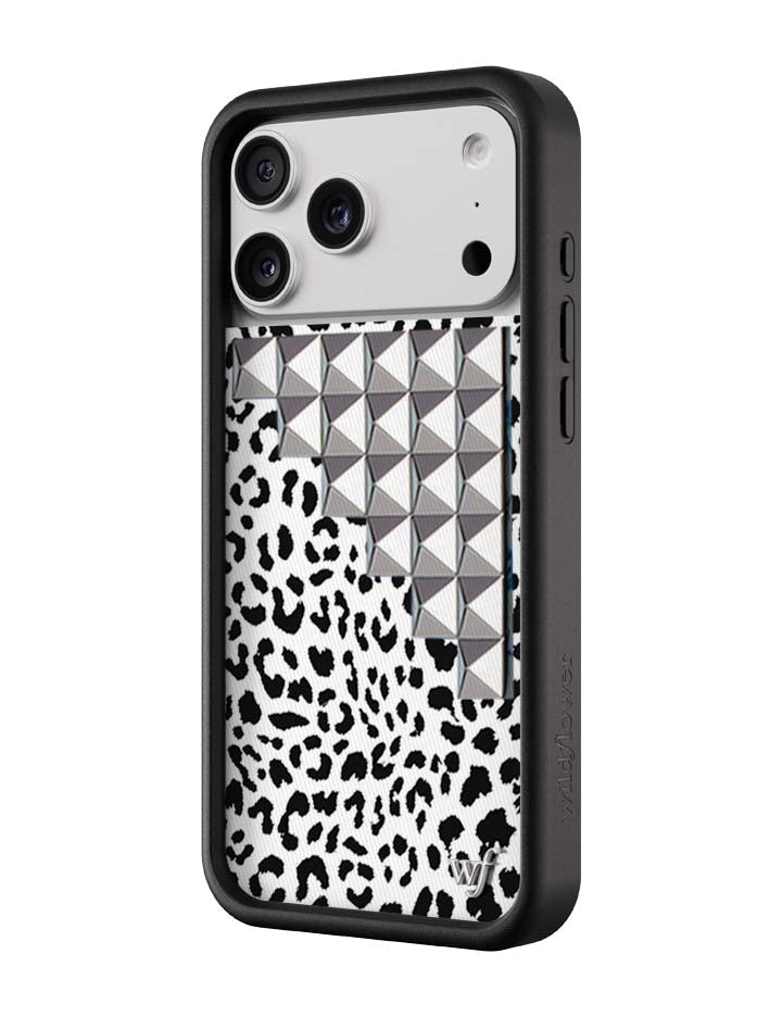 Snow Meow Stud iPhone Case