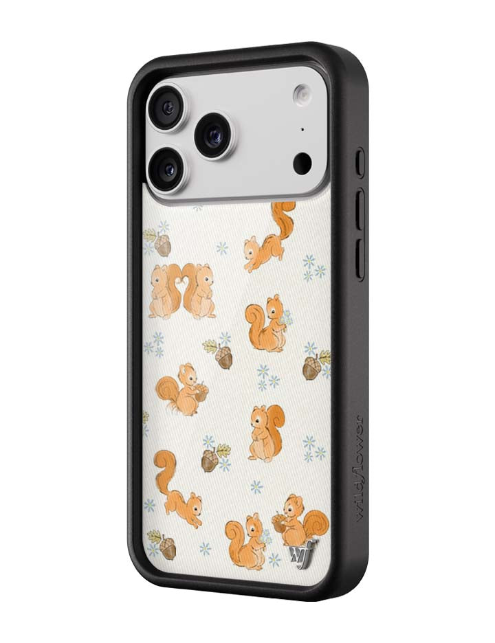 Wildflower iPhone case 18 Pro Max Squirrel Friend Animals Cute