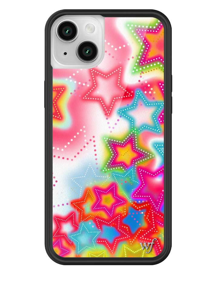 Wildflower iPhone case 14 Plus Stardust Stars Pink Cute