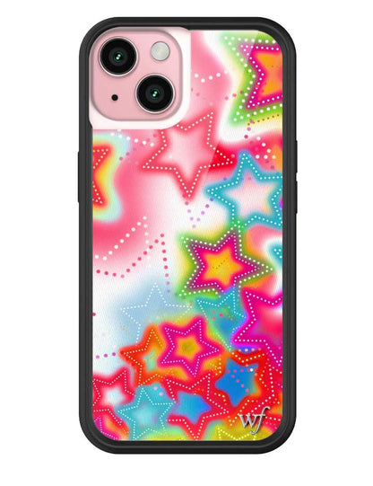 Wildflower iPhone case 15 Stardust Stars Pink Cute