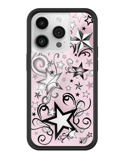 Wildflower Star Tattoo iPhone 14 Pro Case