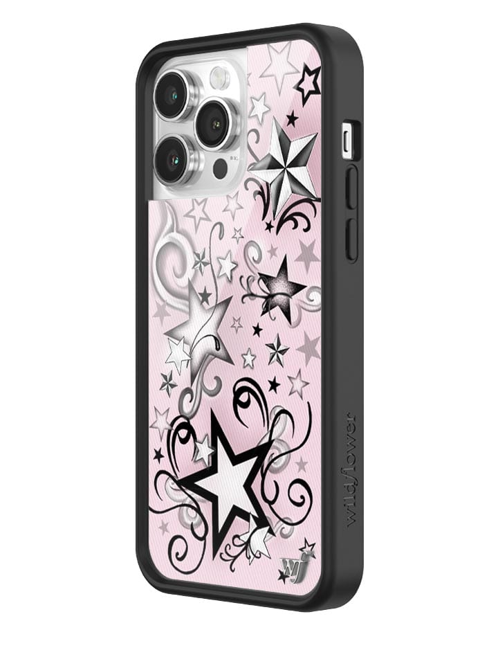 Wildflower Star Tattoo iPhone 14 Pro Max Case