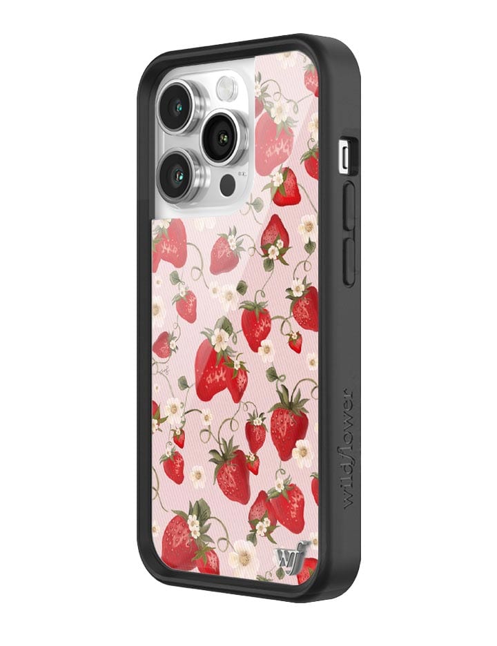 Wildflower Strawberry Fields iPhone 14 Pro Case