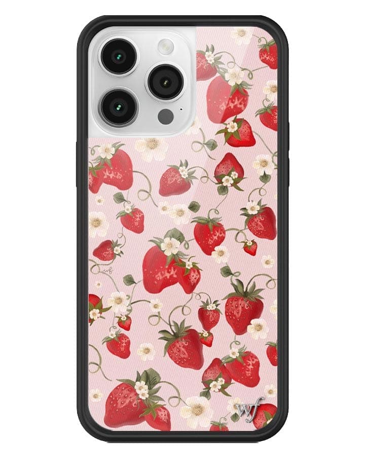 Wildflower Strawberry Fields iPhone 14 Pro Max Case