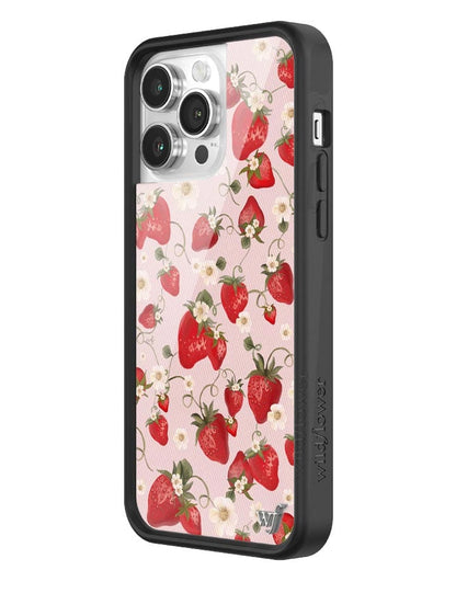 Wildflower Strawberry Fields iPhone 14 Pro Max Case